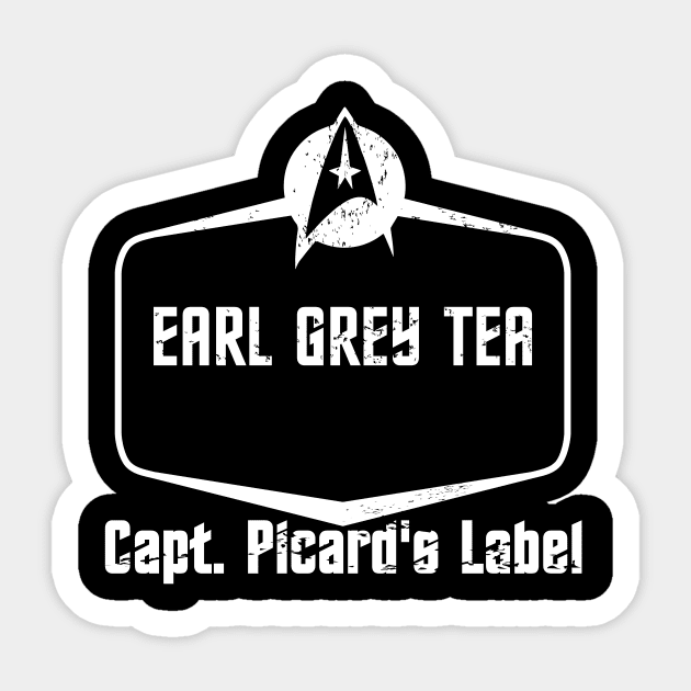 EARL GREY TEA Sticker by KARMADESIGNER T-SHIRT SHOP